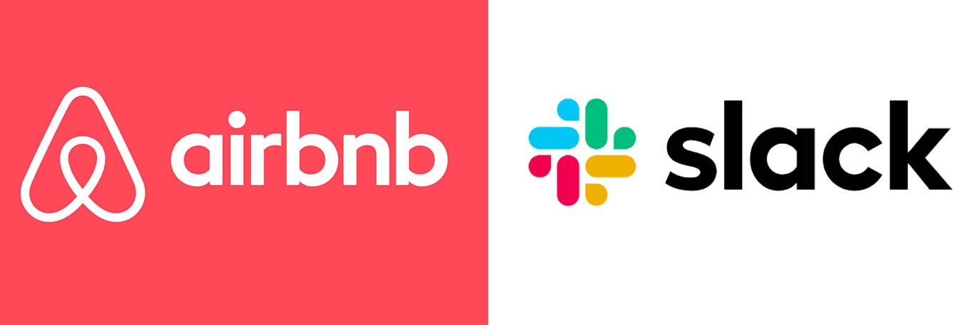 Airbnb & Slack Logos